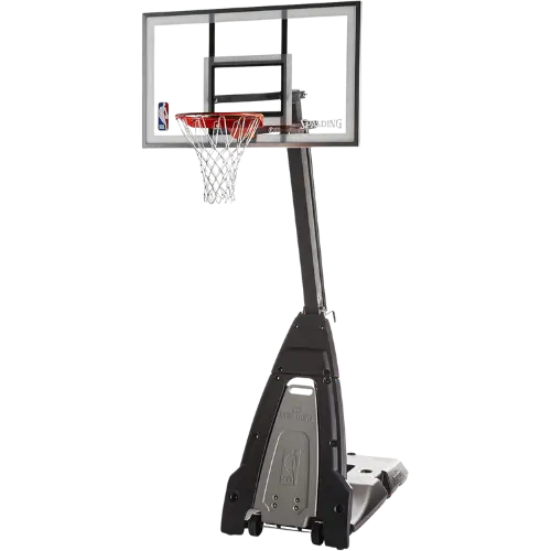 Spalding The Beast Glass Portable Basketball Hoop