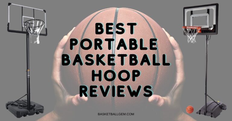 best portable basketball hoop for driveway, backyard, home