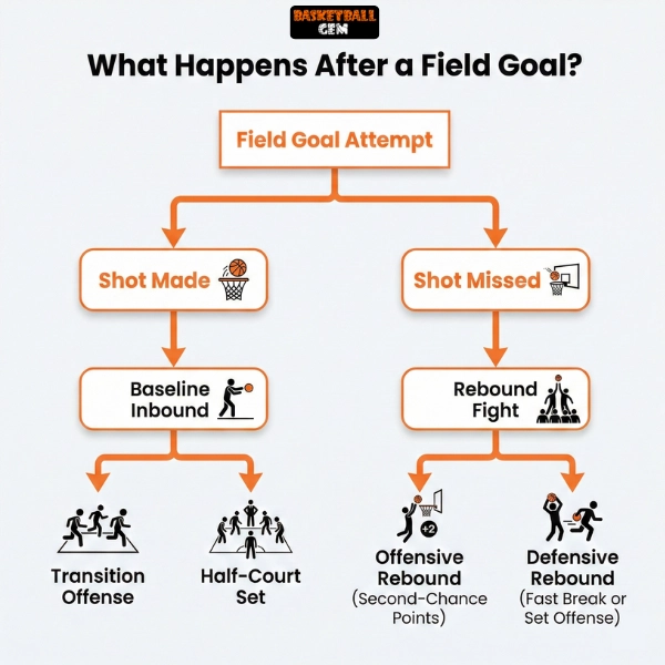 What happens after a field goal